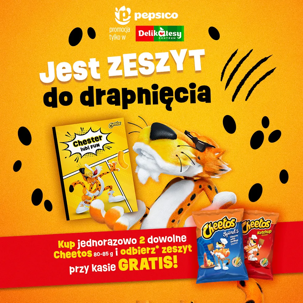 Cheetos DC zeszyt